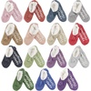 image:imageBambooMN Womens Gradient Cozy Fuzzy Indoor Home Slippers  1 PairFancy Red