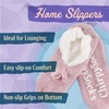 image:imageBambooMN Womens Gradient Cozy Fuzzy Indoor Home Slippers  1 PairFancy Red