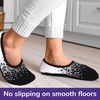 image:imageBambooMN Womens Gradient Cozy Fuzzy Indoor Home Slippers  1 PairOrange Gradient