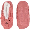 image:imageBambooMN Womens Gradient Cozy Fuzzy Indoor Home Slippers  1 PairPink Bear
