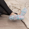 image:imageBambooMN Womens Heart amp Stripe Patterned NonSlip Lined Travel Home Slippers  2 Pairs09 Fairy Dust  2 Prs
