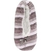 image:imageBambooMN Womens Heart amp Stripe Patterned NonSlip Lined Travel Home Slippers  2 PairsAsst N