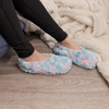 image:imageBambooMN Womens Heart amp Stripe Patterned NonSlip Lined Travel Home Slippers  2 PairsMulti H