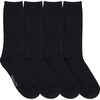 image:imageBambooMN Womens Rayon from Bamboo Fiber Socks  Moisture Wicking Classic Casual Dress SocksBlack