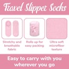 image:imageBambooMN Womens Soft Fuzzy Cozy Footies Travel Home NonSlipBlack 1 Pair