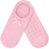 image:imageBambooMN Womens Soft Fuzzy Cozy Footies Travel Home NonSlipPink 1 Pair