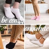 image:imageBambooMN Womens Soft Fuzzy Cozy Footies Travel Home NonSlipRed 3 Pairs