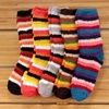 image:imageBambooMN Womens Soft Fuzzy Warm Cozy Striped Solid Socks  Assorted Value PacksAsst E