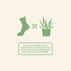 image:imageBambooMN Womens Super Soft Aloe Infused Fuzzy Nylon Spa Socks  Size 912  Assortment D  3 PairsAsst E