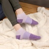 image:imageBambooMN Womens Super Soft Aloe Infused Fuzzy Nylon Spa Socks  Size 912  Assortment D  3 PairsAsst F