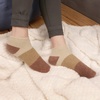 image:imageBambooMN Womens Super Soft Aloe Infused Fuzzy Nylon Spa Socks  Size 912  Assortment D  3 PairsAsst F