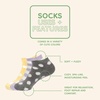 image:imageBambooMN Womens Super Soft Aloe Infused Fuzzy Nylon Spa Socks  Size 912  Assortment D  3 PairsPurple Stripes