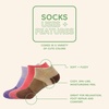 image:imageBambooMN Womens Super Soft Aloe Infused Fuzzy Nylon Spa Socks  Size 912  Assortment D  3 PairsSolid Brown