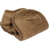 image:imageBambooMN Womens Super Soft Aloe Infused Fuzzy Nylon Spa Socks  Size 912  Assortment D  3 PairsSolid Brown