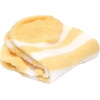 image:imageBambooMN Womens Super Soft Aloe Infused Fuzzy Nylon Spa Socks  Size 912  Assortment D  3 PairsYellow Stripes