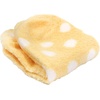 image:imageBambooMN Womens Super Soft Aloe Infused Fuzzy Nylon Spa Socks  Size 912  Assortment D  3 PairsYellow Stripes