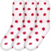 image:imageBambooMN Womens Super Soft Fuzzy Socks Polka Dot Gradient Snowflake Featherlight Cuff  Assorted Colors06 Artic Snow