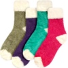 image:imageBambooMN Womens Super Soft Fuzzy Socks Polka Dot Gradient Snowflake Featherlight Cuff  Assorted ColorsFeatherlight Cuff 4d