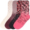 image:imageBambooMN Womens Super Soft Fuzzy Socks Polka Dot Gradient Snowflake Featherlight Cuff  Assorted ColorsGradient 4d