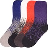 image:imageBambooMN Womens Super Soft Fuzzy Socks Polka Dot Gradient Snowflake Featherlight Cuff  Assorted ColorsGradient 4e