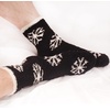 image:imageBambooMN Womens Super Soft Fuzzy Socks Polka Dot Gradient Snowflake Featherlight Cuff  Assorted ColorsSnowflake 4d