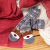 image:imageBambooMN Womens Super Soft Warm Microfiber Fuzzy Cozy Animal Socks or Christmas Winter Animal Socks Value PackAssortment C