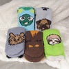 image:imageBambooMN Womens Super Soft Warm Microfiber Fuzzy Cozy Animal Socks or Christmas Winter Animal Socks Value PackAsst a