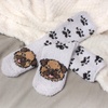 image:imageBambooMN Womens Super Soft Warm Microfiber Fuzzy Cozy Animal Socks or Christmas Winter Animal Socks Value PackPug