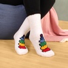 image:imageBambooMN Womens Super Soft Warm Microfiber Fuzzy Cozy Unicorn Series Crew Socks03 Rainbow Clouds  3 Pairs