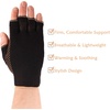 image:imageCopper D 1 Pair Black Copper Rayon from Bamboo Copper Compression Gloves2 Lefts