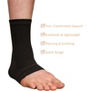 image:imageCopper D Black Bamboo Rayon Compression Ankle Sleeve S M Copper Black 1 PrBlack