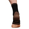 image:imageCopper D Black Bamboo Rayon Compression Ankle Sleeve S M Copper Black 1 PrBlack Copper