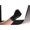 image:imageCopper D Black Grey Bamboo Rayon Compression Wrist Sleeve Brace  Size Small Medium  1 PairBlack Grey