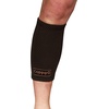 image:imageCopper D Compression Calf Sleeve  Bamboo Rayon Charcoal Infused Calf Support Brace  Small Medium  Black Partial Copper Dots  1 UnitBlack Copper Dots