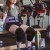 image:imageCopper D Copper Compression Knee Sleeve  Rayon from Bamboo Charcoal Copper Infused Knee Support BraceAll Black  Copper