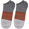 image:imageMens Bamboo Rayon Colored Superior Wicking Breathable Ankle Socks  2 Pair PacksMulticolor Black Red Grey