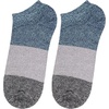 image:imageMens Bamboo Rayon Colored Superior Wicking Breathable Ankle Socks  2 Pair PacksMulticolor Blue Grey Black