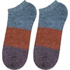 image:imageMens Bamboo Rayon Colored Superior Wicking Breathable Ankle Socks  2 Pair PacksMulticolor Blue Red Purple