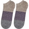 image:imageMens Bamboo Rayon Colored Superior Wicking Breathable Ankle Socks  2 Pair PacksMulticolor Brown Purple Black