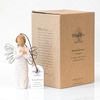 image:imageWillow Tree Remembrance Angel Lighter Skin HandPainted Ornament  Hands Folded Revealing GoldLeaf Heart Cream Dress Sympathy Keepsake Gift Cast from a Susan Lordi Original CarvingLighter Skin