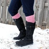 image:imageWomens Fuzzy Feather Soft Cozy Knee High SocksAssortment 2e
