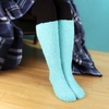 image:imageWomens Fuzzy Feather Soft Cozy Knee High SocksAssortment 2e