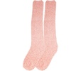 image:imageWomens Fuzzy Feather Soft Cozy Knee High SocksCoral Pink