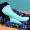 image:imageWomens Fuzzy Feather Soft Cozy Knee High SocksLight Blue