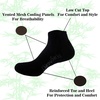 image:imageWomens Rayon from Bamboo Fiber Sports Superior Wicking Athletic Ankle Socks01 Black