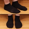 image:imageWomens Rayon from Bamboo Fiber Sports Superior Wicking Athletic Ankle Socks01 Black