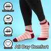 image:imageWomens Rayon from Bamboo Fiber Sports Superior Wicking Athletic Ankle SocksAsst E