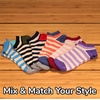 image:imageWomens Rayon from Bamboo Fiber Sports Superior Wicking Athletic Ankle SocksAsst a