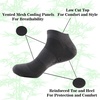 image:imageWomens Rayon from Bamboo Fiber Sports Superior Wicking Athletic Ankle SocksCharcoal