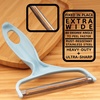 image:imageY Shape 3in1 Serrated Straight Julienne Swiveled MultiBlade Peeler  Green  1 PeelerJumbo Peeler  Blue